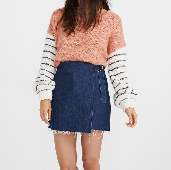 Madewell Dresses & Skirts - NWT Madewell wrap skirt 4